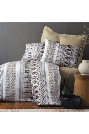 Nappa Double Cotton Duvet Cover Set ISS-MAM-621835-974 - İssimo Home