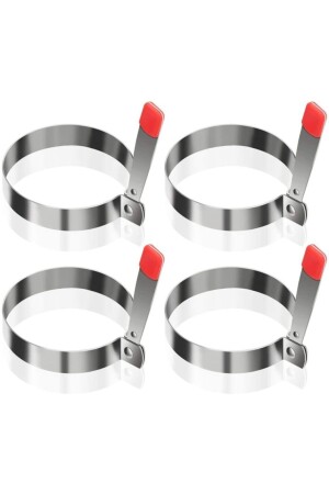 Narkalıp Round 0mlet and Crepe Baking Mold 4 Pieces NARK1045 - Nar kalıp