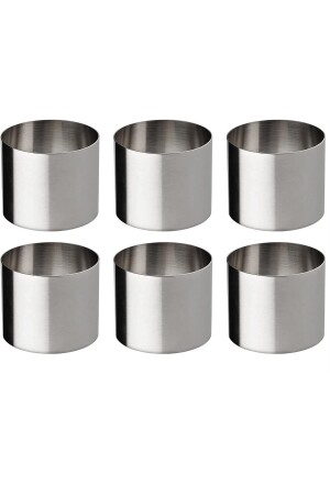 Narkalıp Round Parfait Cake Mold Depth 5cm Diameter 6cm 6 Pieces - Nar Kalıp