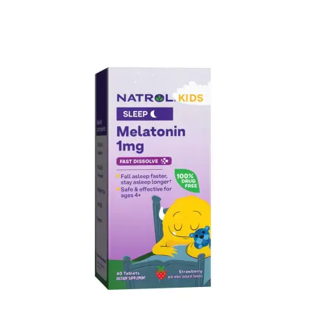 Natrol Kids Melatonin (40 Tablets, Strawberry) - Natrol