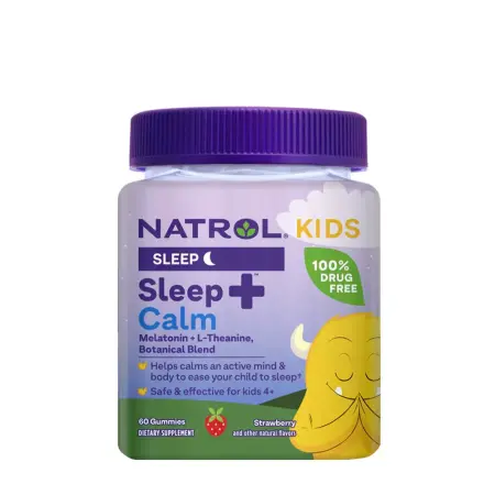 Natrol Kids Sleep + Calm (60 Gummies, Strawberry) - Natrol