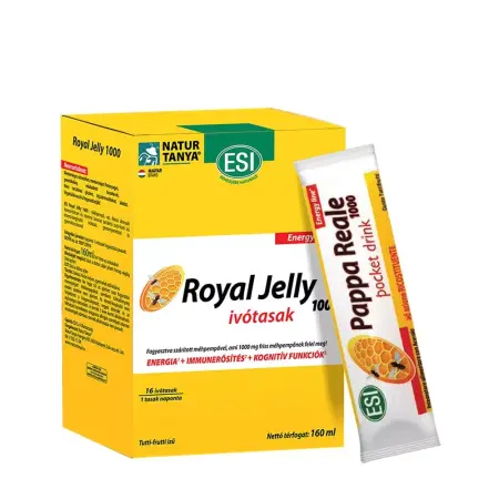 Natur Tanya ESI® Royal Jelly - 1000 mg of fresh ROYAL JELLY in a liquid pouch (16 Sachet) - Natur Tanya