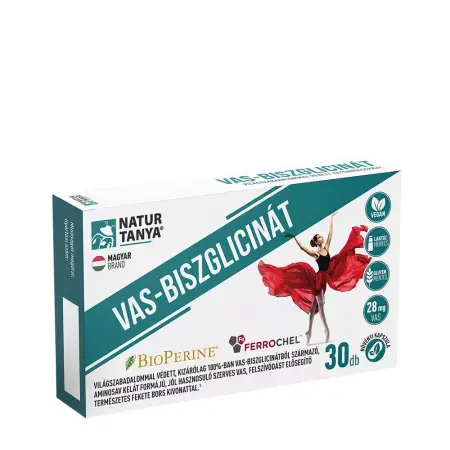 Natur Tanya Iron Bisglycinate (30 Capsules) - Natur Tanya