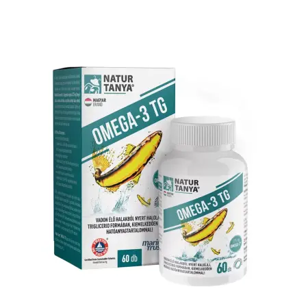 Natur Tanya Mega Omega-3 - Wild Fish Oil (60 Softgels) - Natur Tanya