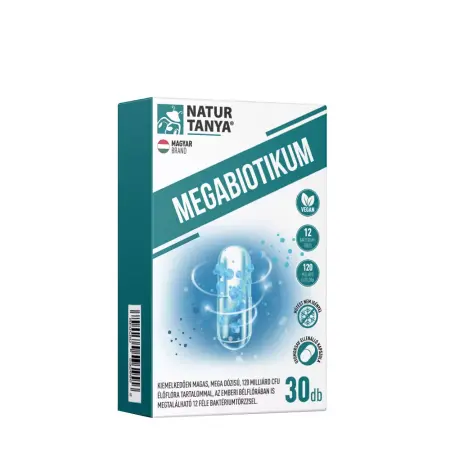 Natur Tanya Megabiotic - 12 types of bacteria (30 Capsules) - Natur Tanya