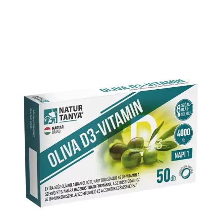 Natur Tanya Olive D3-Vitamin - 4000 IU (50 Softgels) - Natur Tanya