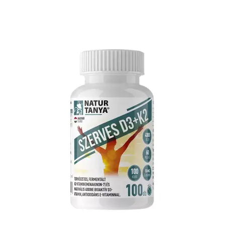 Natur Tanya Organic D3 + K2 Vitamin (100 Tablets) - Natur Tanya