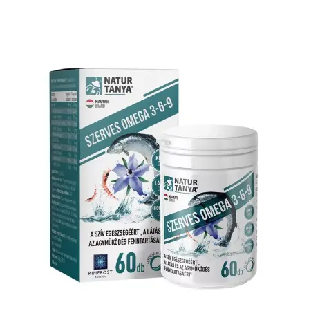 Natur Tanya Organic Omega 3-6-9 Fatty Acids (60 Softgels) - Natur Tanya