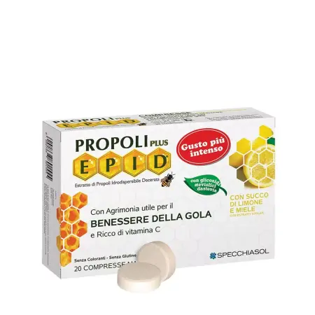 Natur Tanya S. EPID Propoliszos Szopogatós Tabletta C-Vitaminnal (20 db, Honey Lemon) - Natur Tanya