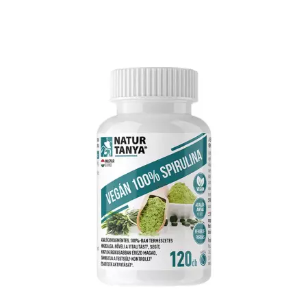 Natur Tanya Vegan 100% Spirulina (120 Tablets) - Natur Tanya