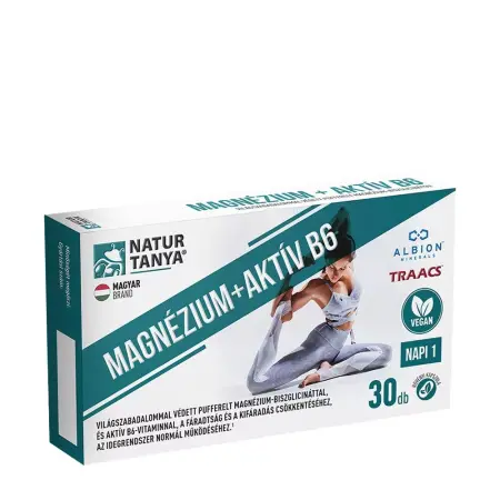 Natur Tanya Vegan Magnesium Active B6 (30 Capsules) - Natur Tanya
