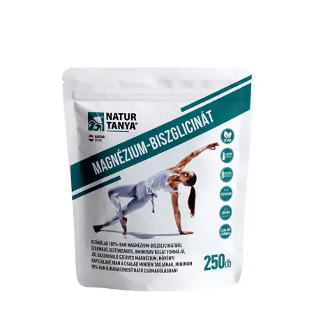 Natur Tanya Vegan Magnesium Bisglycinate (250 Capsules) - Natur Tanya