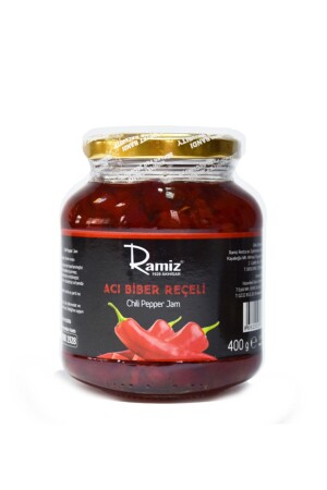 Natural Additive-Free Hot Pepper Jam 380 Gr. MK-001 - Ramiz