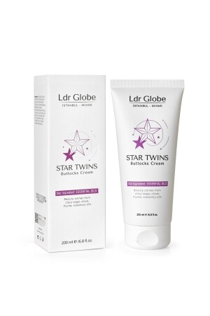 Natural Body Cream (FIRMING AND ANTI-STREAKING CREAM) Hip Cream and Hip Cream 200 ml STARTWINS-BUTTOCKS-CREAM - LDR GLOBE