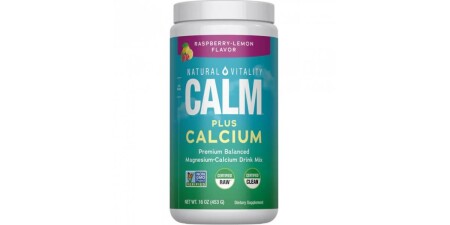 Natural Calm Plus Kalsiyum, Ahududu Limon - 453 gram - Natural Vitality