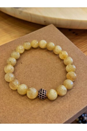 Natural Citrine Stone Bracelet - Ayze Doğaltaş