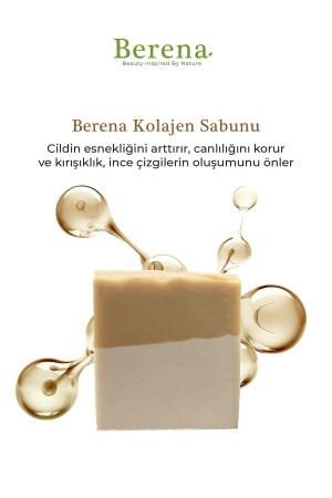 Natural collagen soap that preserves skin elasticity and vitality, handmade soap that prevents fine lines. - Berena