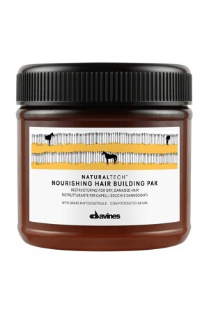 Natural Davines Nourishing Hair Pak Damaged Dry Hair Mask 250 Ml NesliBeauty 741411 - Davines