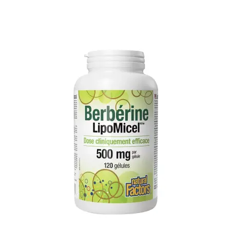 Natural Factors Berberine LipoMicel Matrix (120 Softgels) - Natural Factors