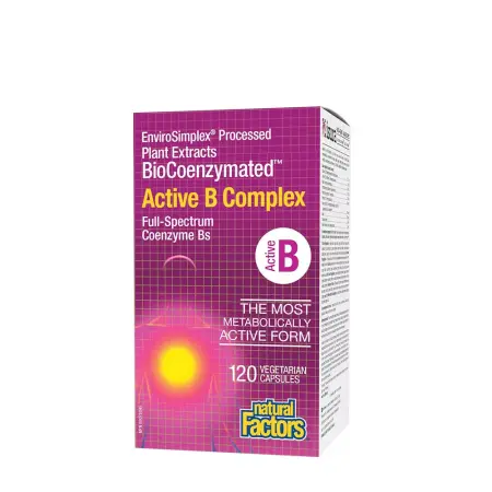 Natural Factors Biocoenzymated Active B Complex (120 Capsules) - Natural Factors
