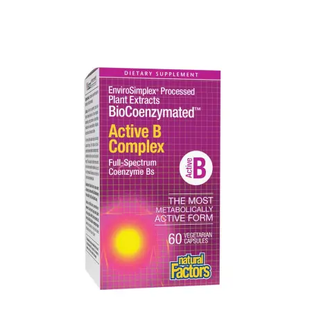 Natural Factors Biocoenzymated Active B Complex (60 Capsules) - Natural Factors