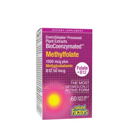 Natural Factors BioCoenzymated™ Methylfolate (60 Tablets) - Natural Factors