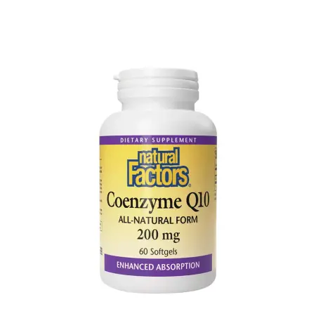 Natural Factors Coenzyme Q10 100 % Natural (60 Softgels) - Natural Factors