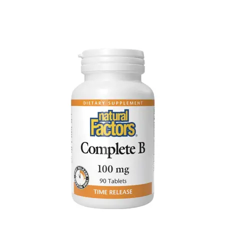 Natural Factors Complete B Time Release (90 Tablets) - Natural Factors