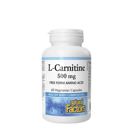Natural Factors L-Carnitine 500 mg (60 Capsules) - Natural Factors