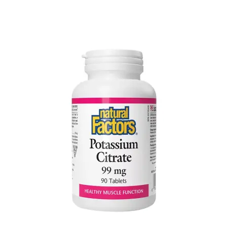 Natural Factors Potassium Citrate 99 mg (90 Tablets) - Natural Factors