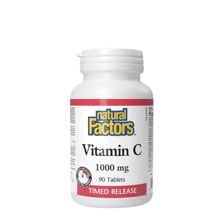 Natural Factors Vitamin C Time Release 1000 mg (90 Tablets) - Natural Factors