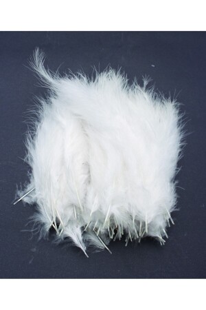 Natural Feather White 100 Pcs Natural Feather White - Parti Dolabı