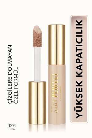 Natural Finish Concealer (COLD UNDERTONE) – Stay Perfect Concealer – 004 Ivory – 8682536037143 - Flormar