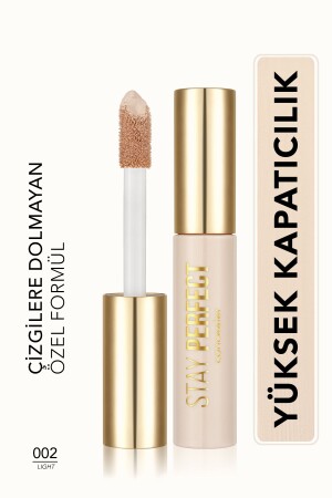 Natural Finish Concealer (WARMER UNTERTON) – Stay Perfect Concealer – 002 Light – 8682536037129 - Flormar