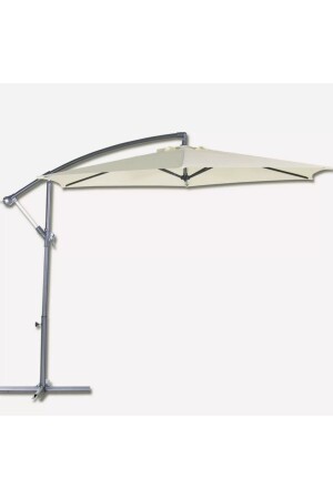 Natural Garden Umbrella, 3 Mt Bulb Umbrella, Roller Garden Umbrella, Balcony Umbrella bbs55451 - Evinizin Atölyesi
