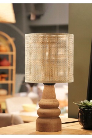 Natural Hazeran Rattan Headboard Wooden Lampshade Ayd-3674 AYD-3562 - HOMİNG