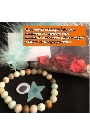 Natural Healing Stone Bracelet-kara Sevda Bracelet - Bircan Yıldırım Niyet Bulutları