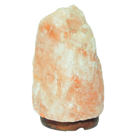 Natural Himalayan Rock Salt Lamp with Wired Bulb Pink 1-2 Kg - Lokmanavm