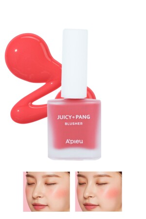 Natural Look Moisturizing Liquid Blush 9g. APIEU Juicy-Pang Water Blusher (RD01) 4620 - Missha