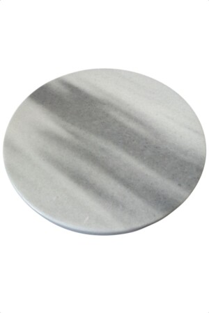 Natural Marble Marble Gray Serving Plate Presentation Tray - PeraMarble