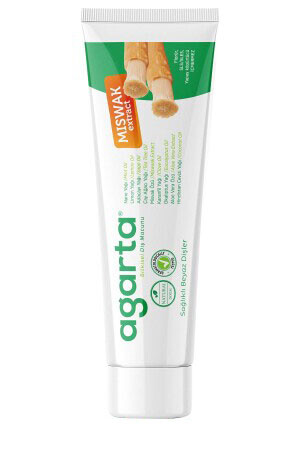 Natural Miswak Extract Fluoride-Free Whitening Toothpaste 100 Ml/130 gr - Agarta