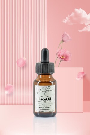 Natural Rose Facial Oil 30 ml - Contains 100% Pure Rose Oil. - Luxy Bio