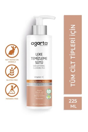 Natural Skin Blemish and Makeup Removal Milk 225 Ml AGK-869654345 - Agarta