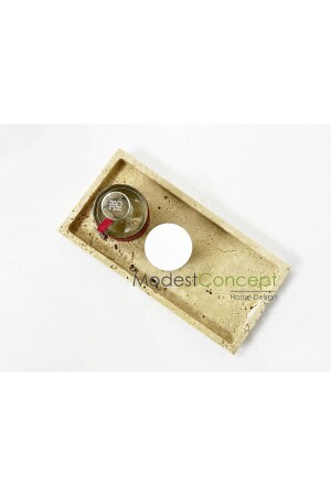 Natural Travertine Marble Tray, Bathroom Organizer, Presentation Plate, Organizer 15x30cm TRV351530 - Modestmar