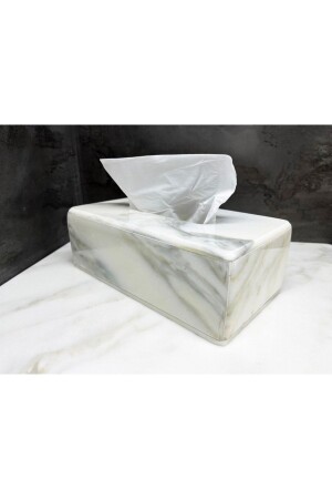 Natural White Marble Napkin Holder - Tissue Box - Napkin Box - Modestmarluxury