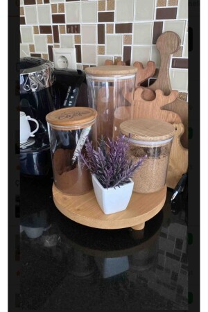 Natural Wooden Decorative Mini Footed Tableware Presentation Stand Only Special for Wood MS017772 - Tinex
