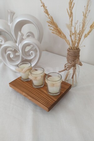 Natural Wooden Presentation Stand Board - Stand with Legs - 20x14 Cm - Moola