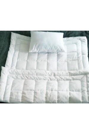 Natural Wool Baby Quilt + Natural Wool Pillow Baby Wool - Alerss