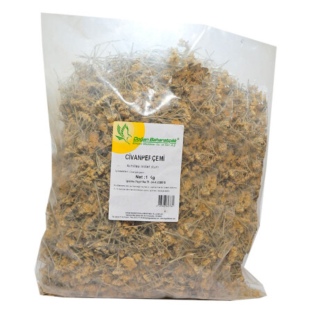 Natural Yarrow Herb 1000 Gr Package - Doğan