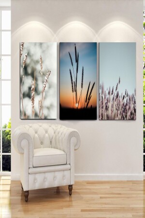 Nature And Sunset Canvas Painting Set of 3 DGAVEGNBT0129 - ColorVision